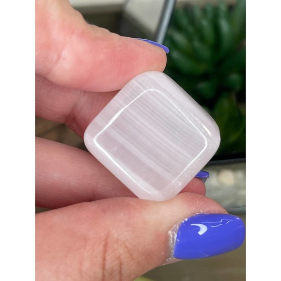 Pink Calcite Tumbled Crystal Intuitively Chosen - Picture 4 of 6